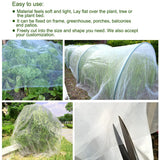 10x20Ft Mosquito Bug Insect Bird Fine Mesh Net Barrier Hunting Blind Garden Screen Netting for Protect Your Plant Fruits Flower