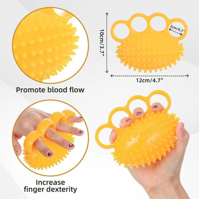 Physical Hand Therapy Ball, Designed to Help the Elderly and Disabled Increase Hand Strength. Massage and Exercise Your Hands to Improve the Flexibility of the Fingers and Restore the Strength of the Hands