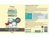 Oliméga Farm, Camelina Oil for Dogs and Cats, 8.5 fl oz., Rich in Omega-3, Vitamin E. Pure & Cold Pressed - Natural Support for Your Dog's and Cat's Health. Joints, Coat and Skin. Made in Canada.