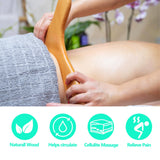 AICNLY 4 Pcs Wood Therapy Massage Tools for Body Shaping, Lymphatic Drainage Massager, Maderoterapia kit, Wooden Massage Roller, Anti-Cellulite Massager, Body Sculpting Tools Set