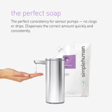 simplehuman Fragrance Free Moisturizing Liquid Hand Soap Refill Pouch, 34 Fl. Oz, Pack of 6