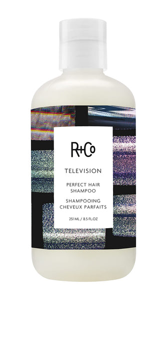 R+Co Television Perfect Hair Shampoo | Body + Shine + Smoothing for All Hair Types | Vegan + Cruelty-Free | 8.5 Oz