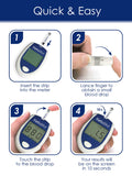 KetoBM Blood Ketone Meter Kit for Keto Diet Testing - Complete Ketone Test Kit with Ketone Monitor, Keto Strips, Lancing Device & Lancets