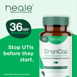 CranCap - Cranberry Pills - Urinary Tract Health Cranberry Supplement - 36mg of Potent PACs - Non GMO, Vegan, Gluten Free - by Heale - 30 Capsules