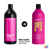 Matrix Keep Me Vivid Shampoo | Prolongs Color Vibrancy & Enhances Shine | Sulfate-Free | For Color Treated Hair | Gently Cleanses Hair | Salon Shampoo | Packaging May Vary |33.8 Fl. Oz.