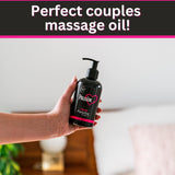 Passion Sensual Massage Oil for Couples | 100% Natural Body Massage Oil for Date Night with Jojoba Oil | Relaxing Massage Oil for Massage Therapy | Perfect Glide & Smooth Skin, Tropical Paradise Scent