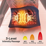 ROMISA Red Light Therapy Belt - Infrared Light Therapy Vibration Rechargeable 660nm&850nm Red Light Therapy Device for Body Massage for Back Shoulder Waist Muscle Pain Relief for Cordless Use