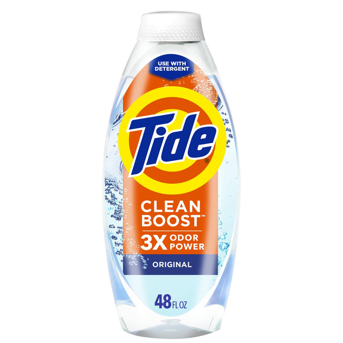 Tide Deep Cleansing Fabric Rinse with 3X Odor Power, Original Scent, 48 oz