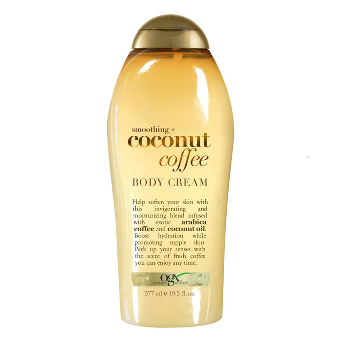 OGX Smoothing + Coconut Coffee Body Cream 19.5 oz