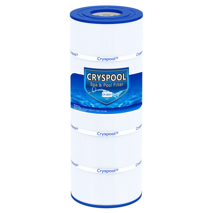 Cryspool® 08051 Filter Compatible with XStream CC1750, CCX1750RE, PXST175, C-8317, FC-1301, 175 Sq. Ft Pool Filter Cartridge, 1 Pack