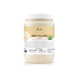 100% Pure Rendered Grass Fed and Grass Finished Beef Tallow-Food Grade- 24 oz/1.5 LBS- US Raised NON GMO 100% Suet