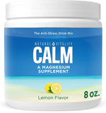 Natural Vitality Sweet Lemon Flavor Magnesium Anti-Stress Drink Mix, 8 Oz