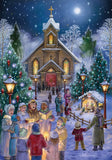 Midnight Mass Advent Calendar (Countdown to Christmas) with Holiday Pictures by Vermont Christmas Company