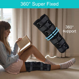 TANDCF Knee Immobilizer Secure Comfort Knee Brace & Stabilizer for Recovery,Knee Fractures,Instability, ACL,MCL,Meniscus Tear,Arthritis,Displacement & Post Surgery Recovery,Height 18.1" Universal