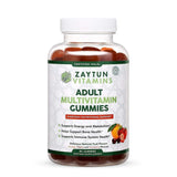 Zaytun Vitamins Halal Adult Multivitamin Gummies for Men, Women, Complete Everyday Nutritional Support with Biotin, Vegan, Natural Fruit Flavors, Non-GMO, Made in USA - Halal Vitamins