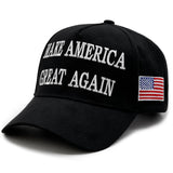 MAGA Hat Trump 2024 Hat 45-47 Embroidered Make America Great Again Donald Trump Slogan Adjustable Black Baseball Cap for Woman Men (Black)