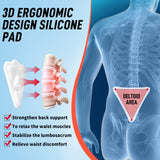 FEATOL Back Brace for Lower Back Pain Relief，Heavy Work Lifting, Sciatica, Herniated Disc with Ergonomically 3D Silicone Pad Men & Women S/M
