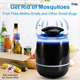 Bug Zapper Indoor, Fly Trap Indoor for Home Bug Zapper, Fruit Fly Traps for Indoor with UV Light, Mosquito Zapper for Fruit Flies, Gnats, Mosquitoes, Moths (Black)