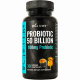 DNA SHIFT Probiotics 50 Billion - 11 Strain Live Probiotic Prebiotic for Men & Women - Best to Support Digestive & Immune Health. with Lactobacillus Gasseri - Guaranteed Potency to Expiration