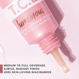 Doll 10 TCE Luminous Super Coverage Serum with Niacinamide - Full Coverage Tinted Foundation Makeup (Tan Deep)