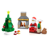 LEGO Holiday Mini Build Set - Living Room with Xmas Tree and Santa Claus Minifigure (Advent Calendar 60155)