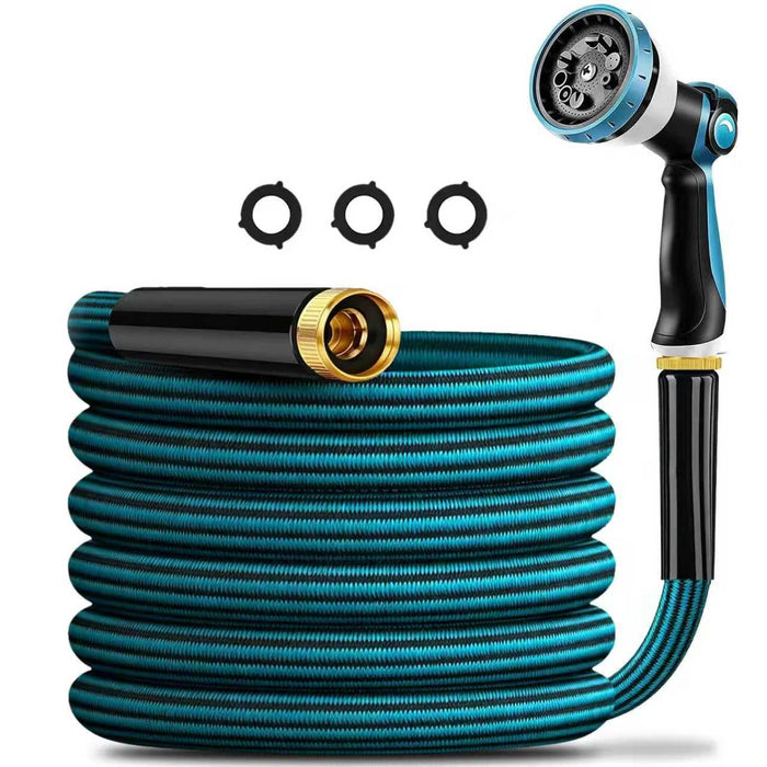 Heavy Duty Garden Hose 15FT， Kink Free, Abrasion & Puncture Resistant, Flexible PVC Hose for Lawn Care, Washing Cars