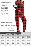 Aamikast Pajama Sets for Women Soft Button Up Christmas Pjs Matching Sets (Plaid Red S)