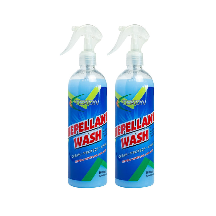 TEKON Repellant Wash® - 3 in 1 Clean, Seal, and Shine - Multi-Surface Cleaner Leaves Surfaces Resistant to Water, Oil, Dirt, and Fingerprints (32oz., 2 x 16oz)