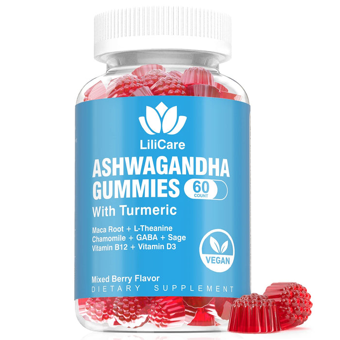 EnvyDeal Ashwagandha Gummies, 2000mg Organic Ashwa Root Extract Supplement for Women & Men - 60 Count - Ashwagandha Blend Gummies Combination Supplements