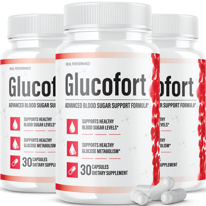 IDEAL PERFORMANCE (Official) Glucofort Supplement Support Formula (3 Pack)