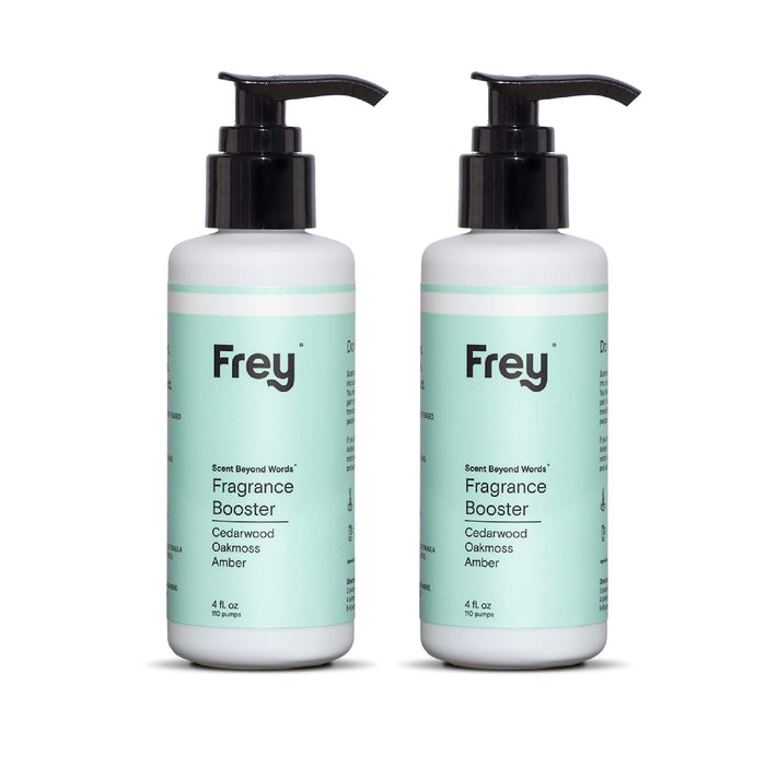Frey Laundry Fragrance Booster - In-Wash Scent Booster - Odor Eliminator for Freshly Scented Clothes - Cedar Grove - 4 Oz Bottle (Pack of 2)