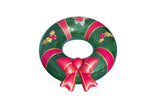 Swimline Christmas Wreath Inflatable Pool Ring, Multi, One Size