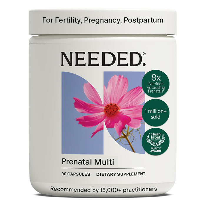 Needed.® Multivitamin for Prenatal, Prenatal Multi Capsule, 30-Day Supply