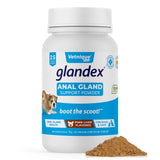 Glandex Dog Fiber Supplement Powder for Anal Glands with Pumpkin, Digestive Enzymes & Probiotics - Vet Recommended Healthy Bowels and Digestion - Boot The Scoot (Pork Liver, 2.5oz Powder)