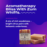 Indigo Wild Zum Bar Goat's Milk Soap - Mother's Day Gift - Sandalwood-Citrus - 3 oz (3 Pack)