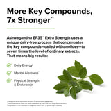 Terry Naturally Ashwagandha EP35 Extra Strength - 60 Capsules - Powerful Adaptogen - Non-GMO, Vegan - 60 Servings