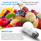 LED Light Bulbs, 𝟑 𝐖𝐚𝐲 𝐋𝐄𝐃 𝐋𝐢𝐠𝐡𝐭 𝐁𝐮𝐥𝐛𝐬 50 100 150W Equivalent, Briignite 3 Way Light Bulbs, Three Way A19 Light Bulbs E26 Medium Base, Daylight White 5000K, 600lm-1200lm-1600lm, 2Pack