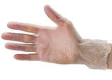 Disposable Plastic Vinyl Clear Gloves (Medium, 200, Count)