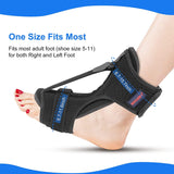 2 Pack Plantar Fasciitis Night Splint Drop Foot Orthotic Brace, Adjustable Plantar Fasciitis Brace, Improved Dorsal Night Splint for Effective Relief from Plantar Fasciitis, Achilles Tendonitis