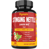 10650Mg Stinging Nettle Extract Capsules - 4in1 Combined with Boswellia, Turmeric & Saw Palmetto - 150 Counts for 5 Months - Supports Joint, Body Management, Skin, Hair & Immunity