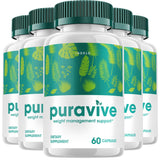 (5 Pack) Puravive Advanced Weight Loss Formula, Puravive Capsules, Puravive Exotic Rice All Natural Pills Supplement Puravive Total Support Supplement (300 Capsules)