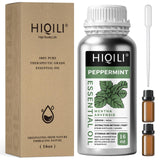 HIQILI 16 Fl Oz Peppermint Oil 100% Pure Natural Peppermint Essential Oil for Hair, Diffuser, Skin - 500ML