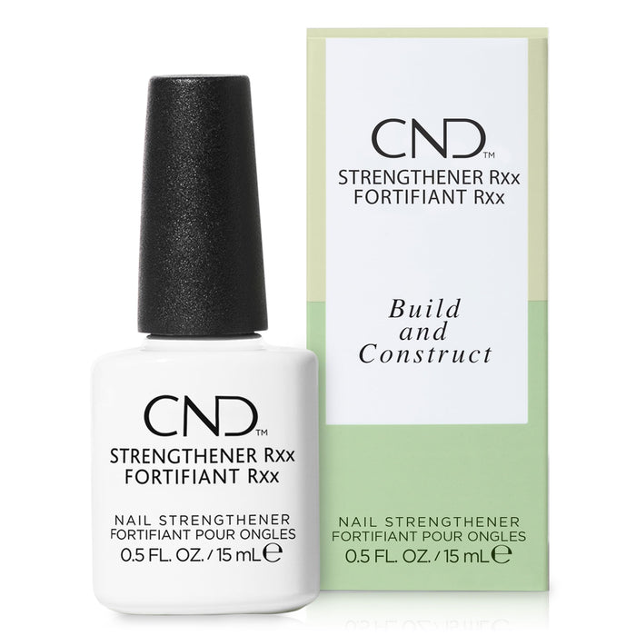 CND™ Strengthener RXx, Nail Strengthener for Tougher, Stronger Nails & Protection for Thin Nails, 0.5 Fl Oz (Pack of 1)