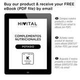 Hivital Foods - Potassium 1000mg from Potassium Citrate 240 Vegan Capsules for Over 2 Months of Treatment Supports Muscle and Nervous System Improves Cellular Health and Nutrition