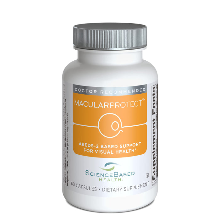 SCIENCEBASED HEALTH MacularProtect AREDS2 Vitamin & Mineral Supplement - Includes Trio of B Vitamins for Added Macular Health Support - 60 Capsules