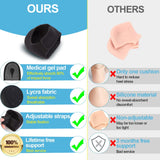 2 Pairs Thicker Heel Cushion Cups for Heel Pain【Updated Version】, Plantar Fasciitis Heel Spur Relief Products, Heel Supports Inserts, Heel Protectors for Pressure Sores