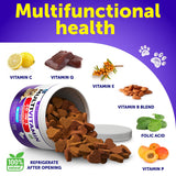 Dog Multivitamin Chewable with Glucosamine 20 in 1 - Dog Vitamins and Supplements - Senior & Puppy Multivitamin for Dogs - Pet Joint Support Health - Immunity, Mobility, Gut Skin - 120 Chews