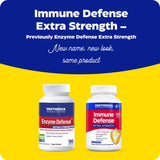 Enzymedica, Immune Defense, Extra Strength, Proteolytic Enzymes for 2X Immune & Respiratory Support, 90 Count