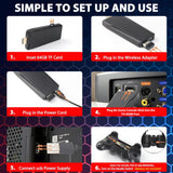 PGYFDAL Upgrade Wireless Retro Game Console Stick Built in 20000+ Games with 15 Emulators, 4K HDMI Output Nostalgia Plug & Play Retro Gaming Stick with Dual 2.4G Wireless Controllers（32GB）