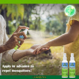 Mosquito Repellent Spray for Body, Made with Plant Essential Oils,Insect Repellent Spray Natural Bug Repellent for Skin DEET-Free Pump Spray 4 Fl Oz (2 Pack)